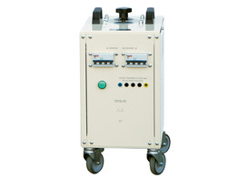 3-PHASE VARIABLE AUTOTRANSFORMER  COVERED AND PROTECTED DESIGN - ON WHEELS   OUTPUT   0-450V - 8A - 6.23 KVA