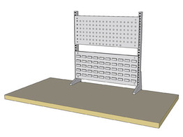 composition of tool-holder pannel   trays-holder pannel  2 posts  1050