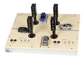 Didactic traffic lights model   PLC   Monitoring software