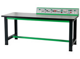 Multi-purpose workstation 2000x1000mm with a technical leg - EQUILIBRI