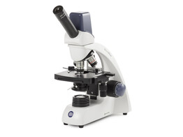MICROBLUE MICROSCOPE WITH BUILT-IN CAMERA 40X/100X/400X/1000X MECHANICAL STAGE