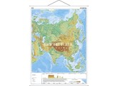 ASIA PHYSICAL MAP 140 X 190CM - ENGLISH