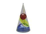 CONE WITH 2 SPHERES AND ELLIPSE