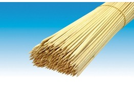 WOODEN STICKS ONE POINTED END 300MM X 3MM 100 PCS