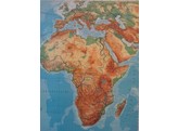 AFRIKA  ANTIQUE   PERTHES 100 X 125 GEPLASTIFICEERD MET STOKKEN