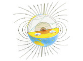 EARTH LAYER MODEL WITH SEISMIC WAVES - U70010