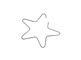 NITINOL   SHAPE MEMORY ALLOY  STAR SHAPED