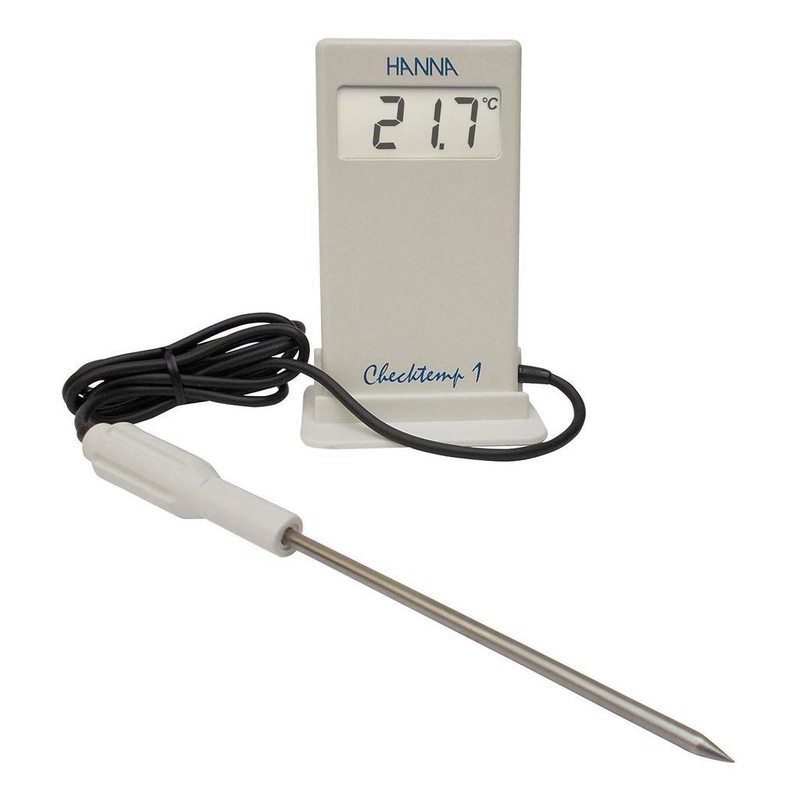HANNA Instruments - HI98509 CHECKTEMP 1 Thermomètre digital avec sonde en  acier inoxydable