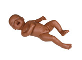 NEONATE DOLL FOR NAPPY PRACTICE  MALE - DARK SKIN