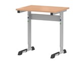 TABLE D ETUDIANTS SINGLE HAUTEUR REGLABLE 54-70X70X55 CM