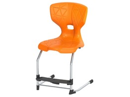 PUPIL CHAIR WITH FOOTREST  FLEX-PLASTIC 86X48X54 CM