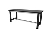 1500X750MM STANDARD BENCH - HIGH TEMP. STRATIFIED TOP 40MM - GREY