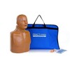 PRACTI-MAN CPR MANIKIN ADVANCE-   2 IN 1  - 4 PIECES --DARK SKIN TONE