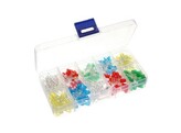 ASSORTIMENT DE LEDS 5 COULEURS - 150 PIECES EN BOITE