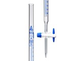 MOHR AS BURETTE  PTFE STRAIGHT STOPCOCK  SCHELLBACH STRIPE 50ML