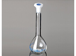 VOLUMETRIC FLASK WITH PLASTIC STOPPER 50ML NS12/21