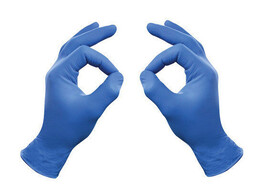 NITRILE GLOVES POWDER-FREE 100/BOX - SMALL