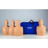 PRACTI-MAN CPR MANIKIN ADVANCE-   2 IN 1  - 4 PIECES --DARK SKIN TONE