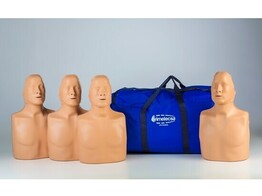 PRACTI-MAN CPR MANIKIN ADVANCE-   2 IN 1  - 4 PIECES --DARK SKIN TONE