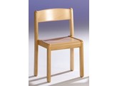 STACKING CHAIR  TIM  26 CM BEECH NATURAL