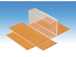 RECTANGULAR BASED PRISM WITH NET OF SURFACE