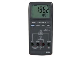Wattmeter with low range in AC  range 9999W - res. 1W - voltage 600VAC