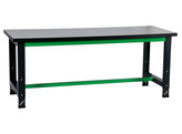 1800x750mm adjust. bench - high temp. stratified top 40mm.   Adjustabl